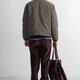 Wadded Bomber Dark Olive