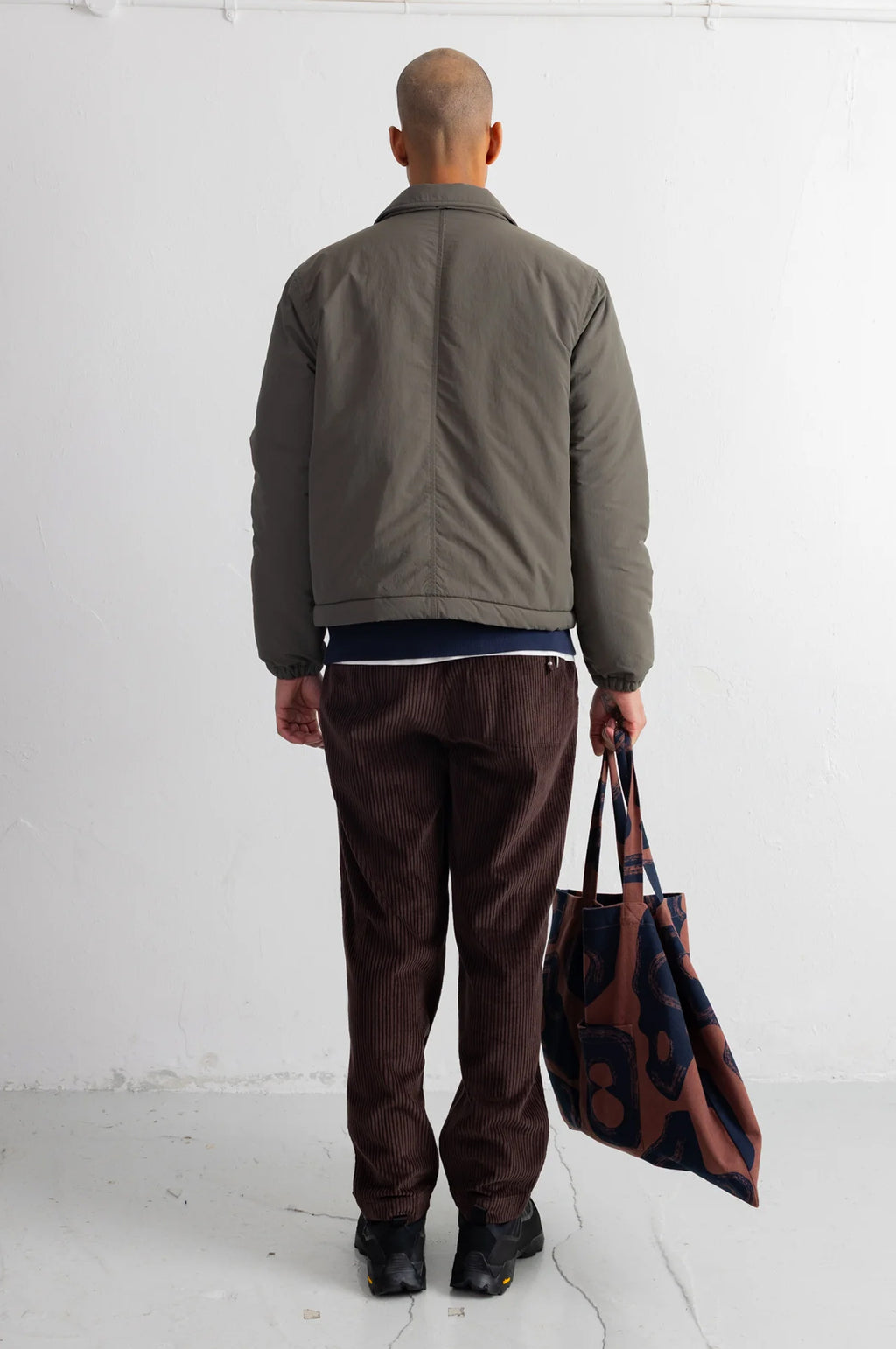 Wadded Bomber Dark Olive
