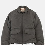 Folk Wadded Bomber Dark Olive.