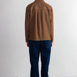 Zip Overshirt Mink Twill Denim