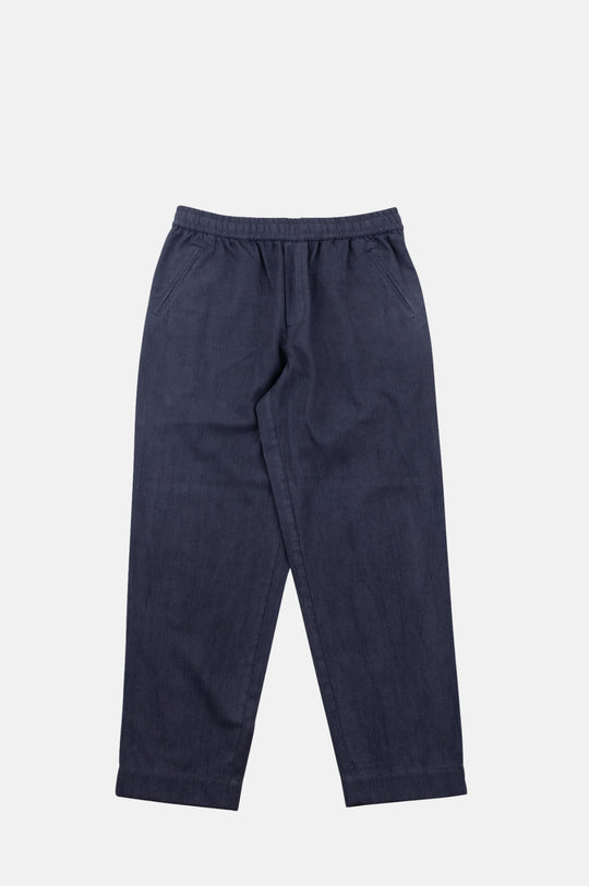 Drawcord Assembly Pant Slate Blue Herringbone