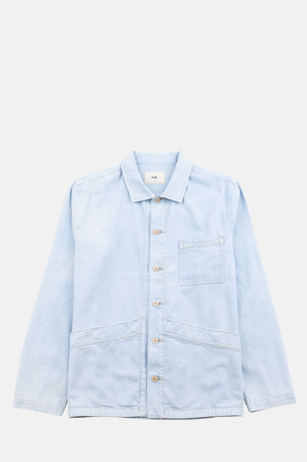 Folk Meyer Shirt Jacket Light Denim.