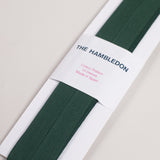Forest Green Cotton Ribbon 15mm x 10m