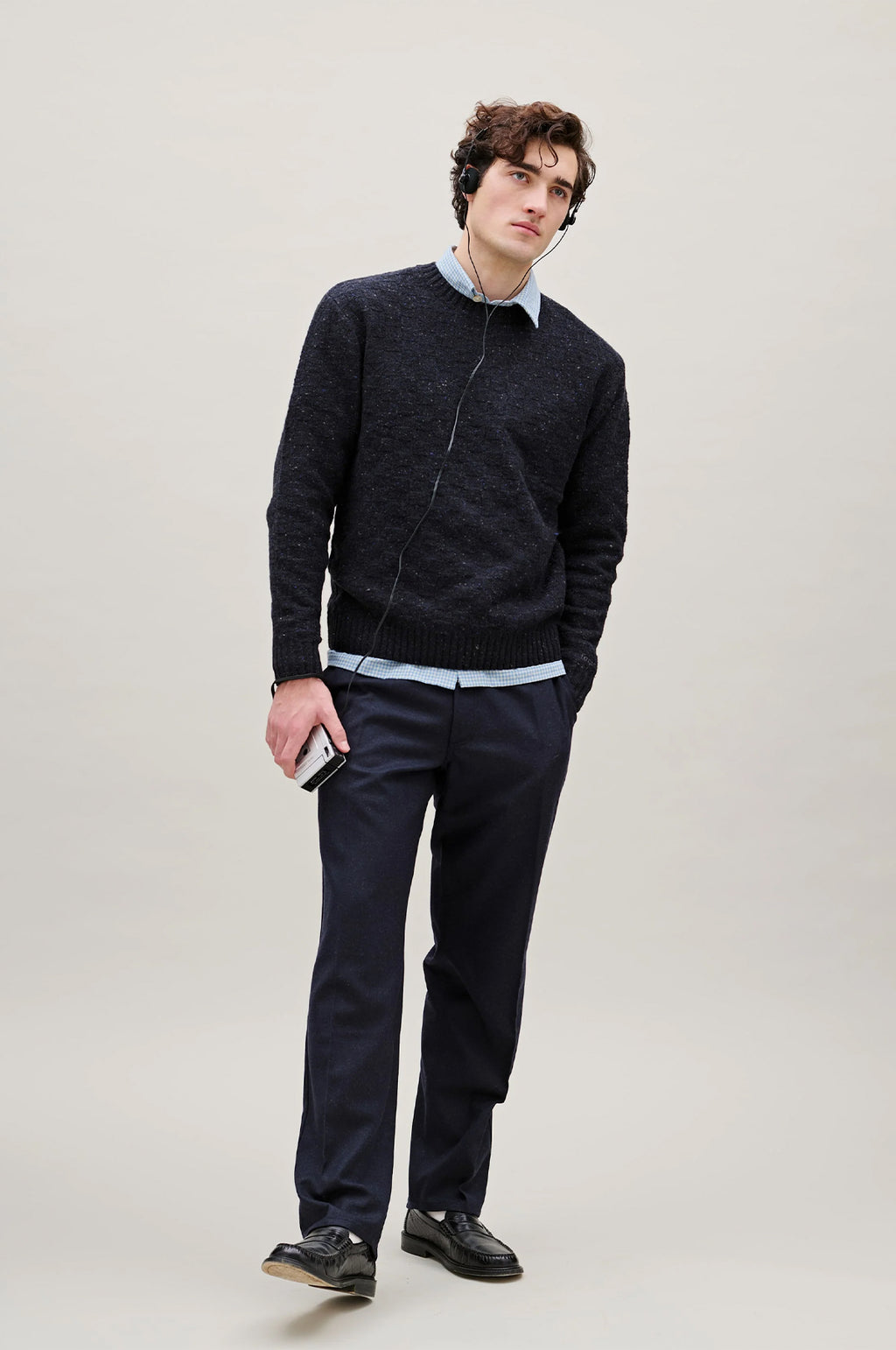 Area Wool Knit Navy