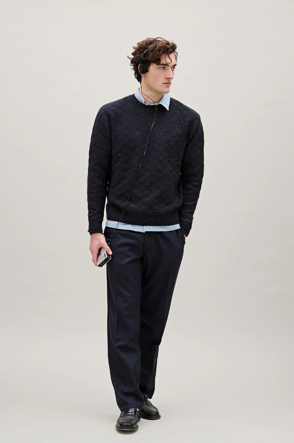 Area Wool Knit Navy