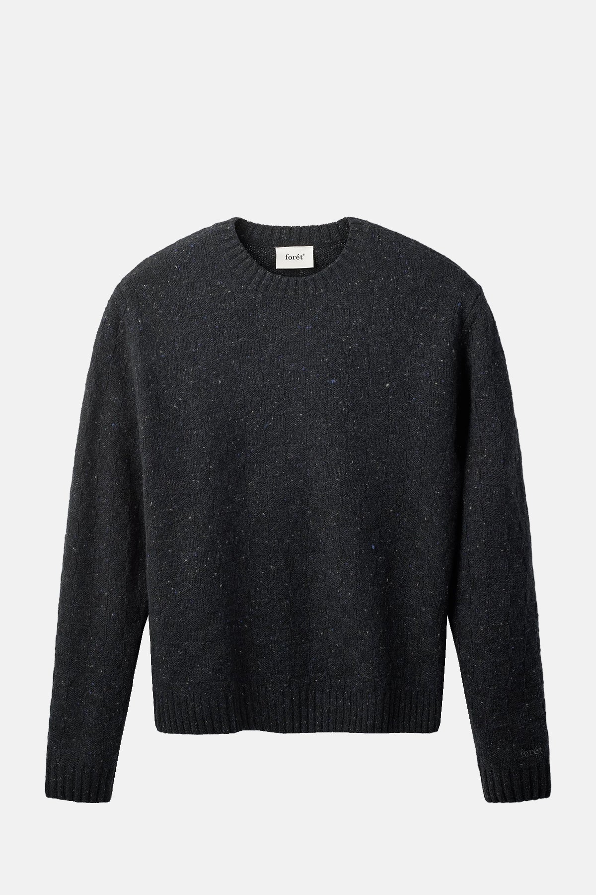 Foret Area Wool Knit Navy.