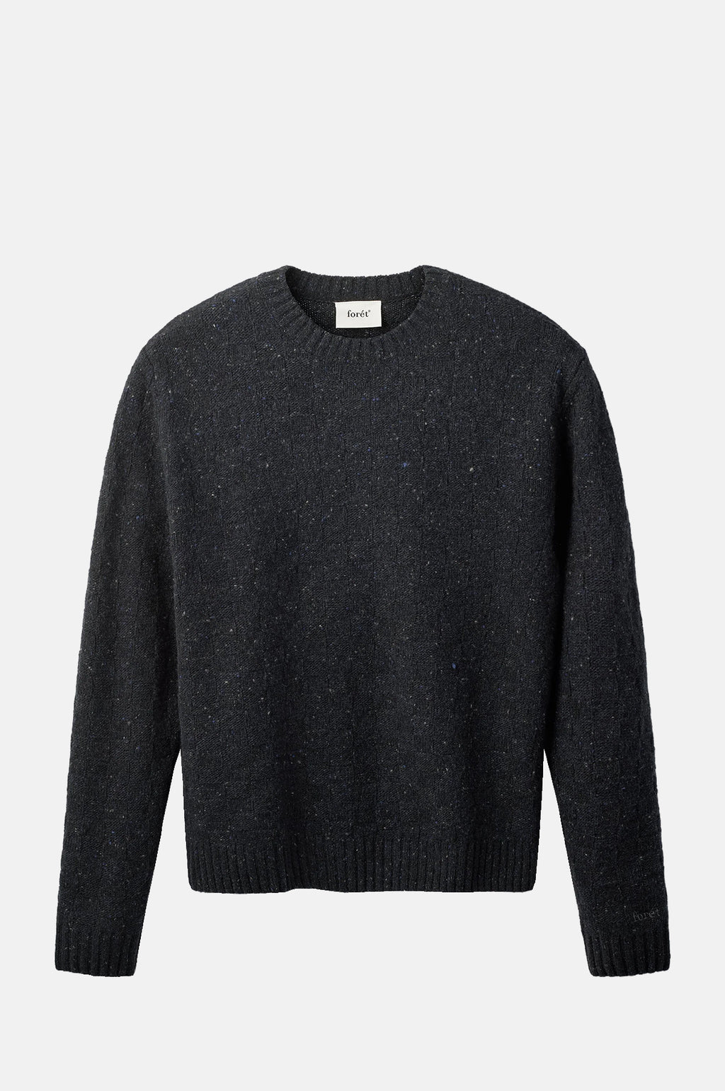 Foret Area Wool Knit Navy.