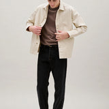 Berry Herringbone Overshirt Oat