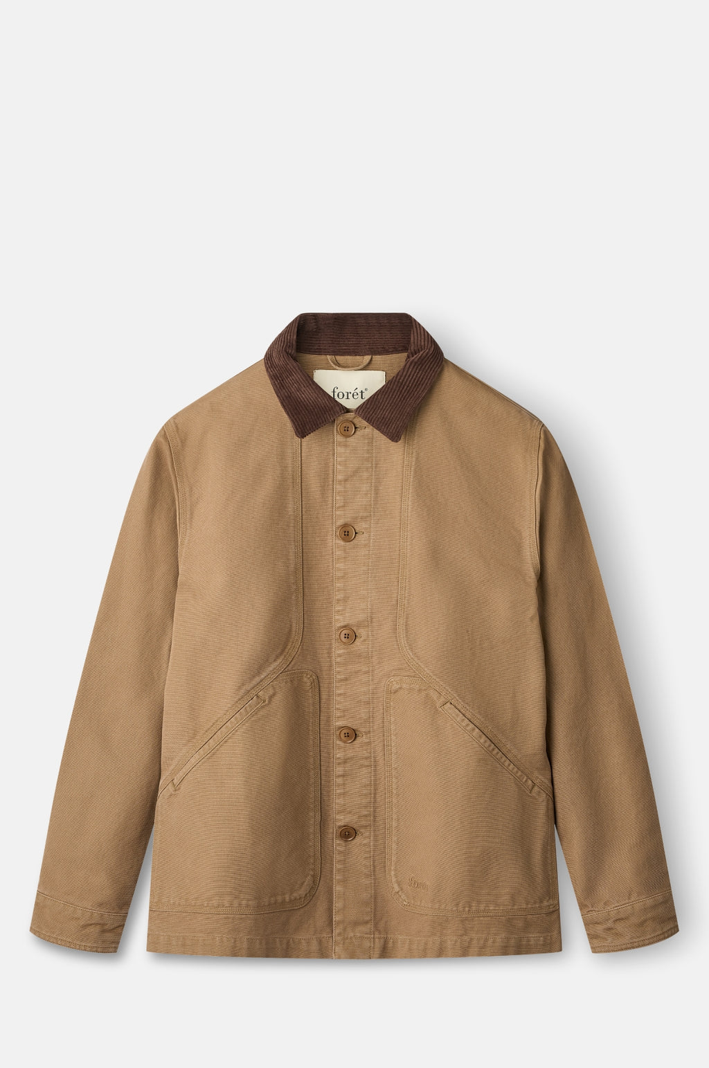 Foret Berry Overshirt Burnt Khaki.
