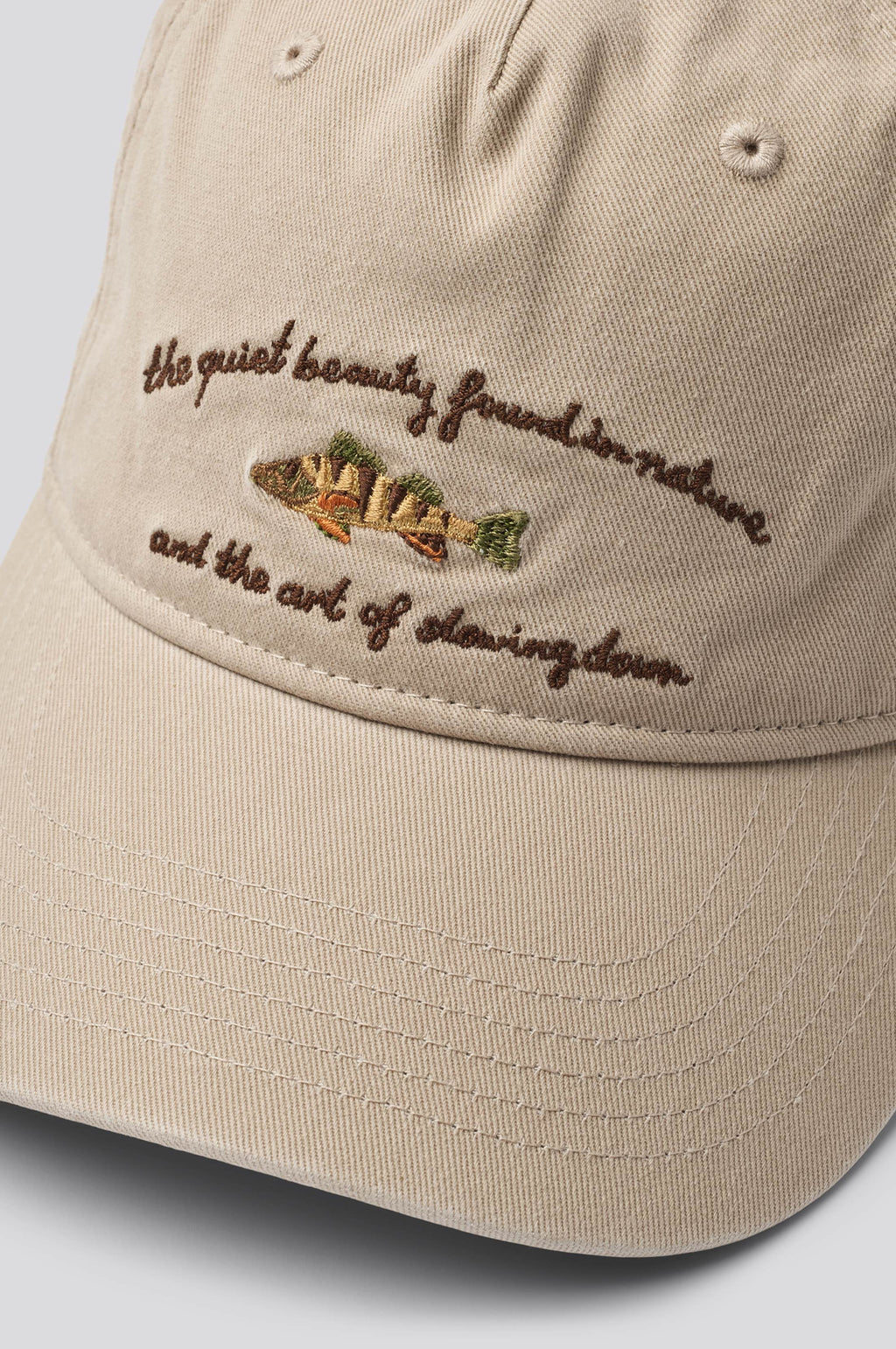 Fish Washed Cap Khaki