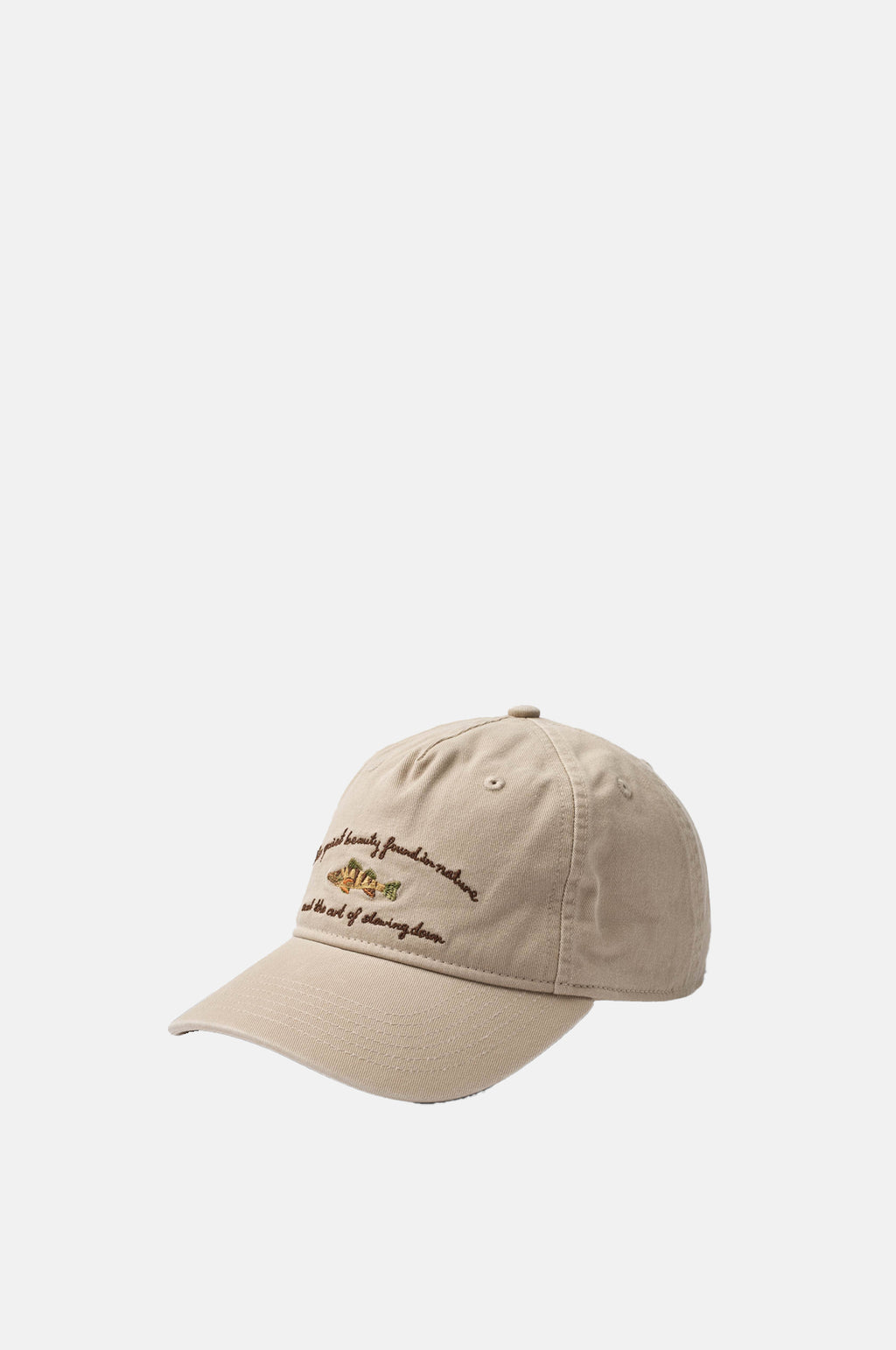 Foret Fish Washed Cap Khaki.