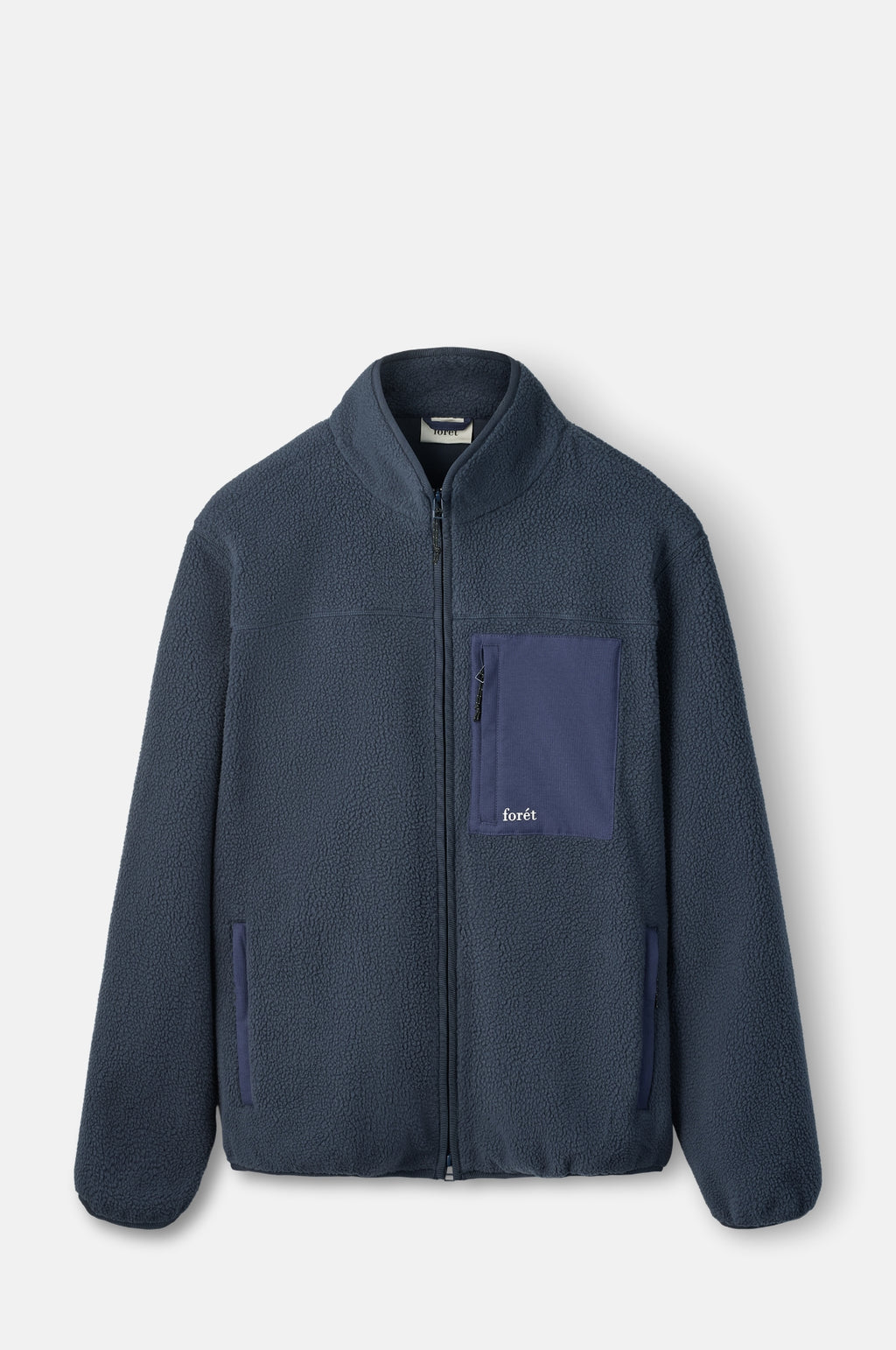 Foret Mountain Fleece Jacket Navy.