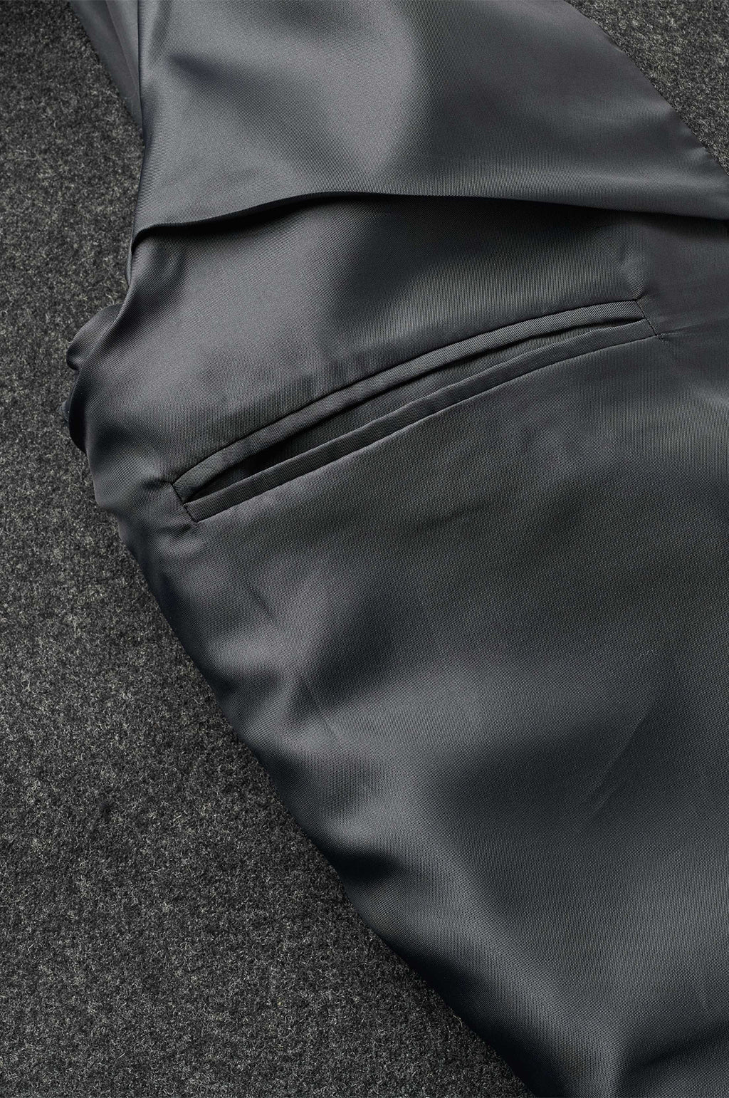 Pine Wool Coat Grey Herringbone