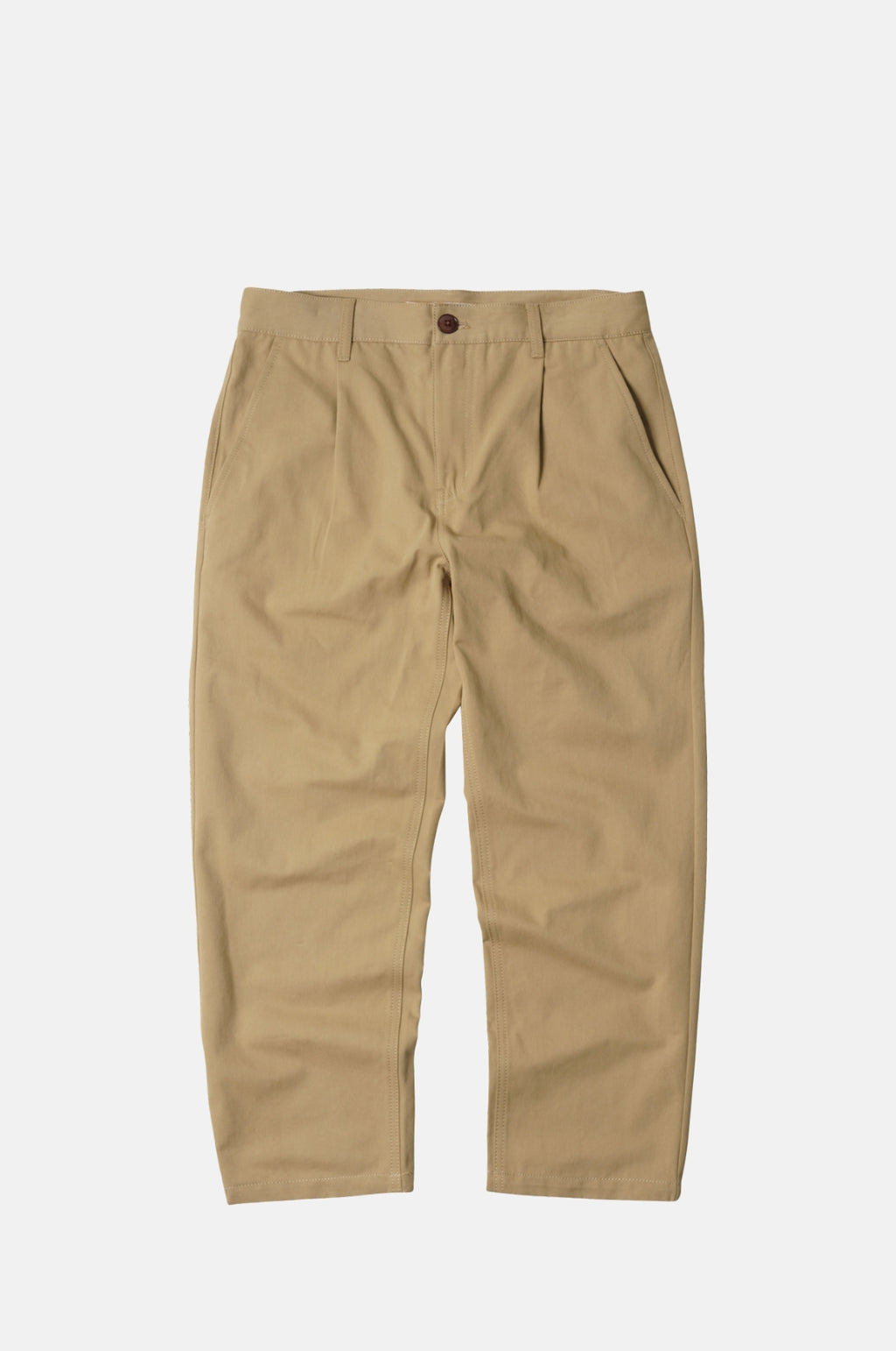 【2plan】Retinz Tearfeed One Tuck Slacks One Tuck Tapered Stretch Pants Taupe Grey GL74198 – Capsule