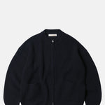 FrizmWorks Wool Deck Zipup Cardigan Navy.