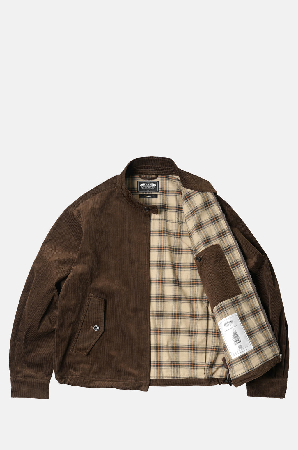 Corduroy Buddy Harrington Jacket Brown