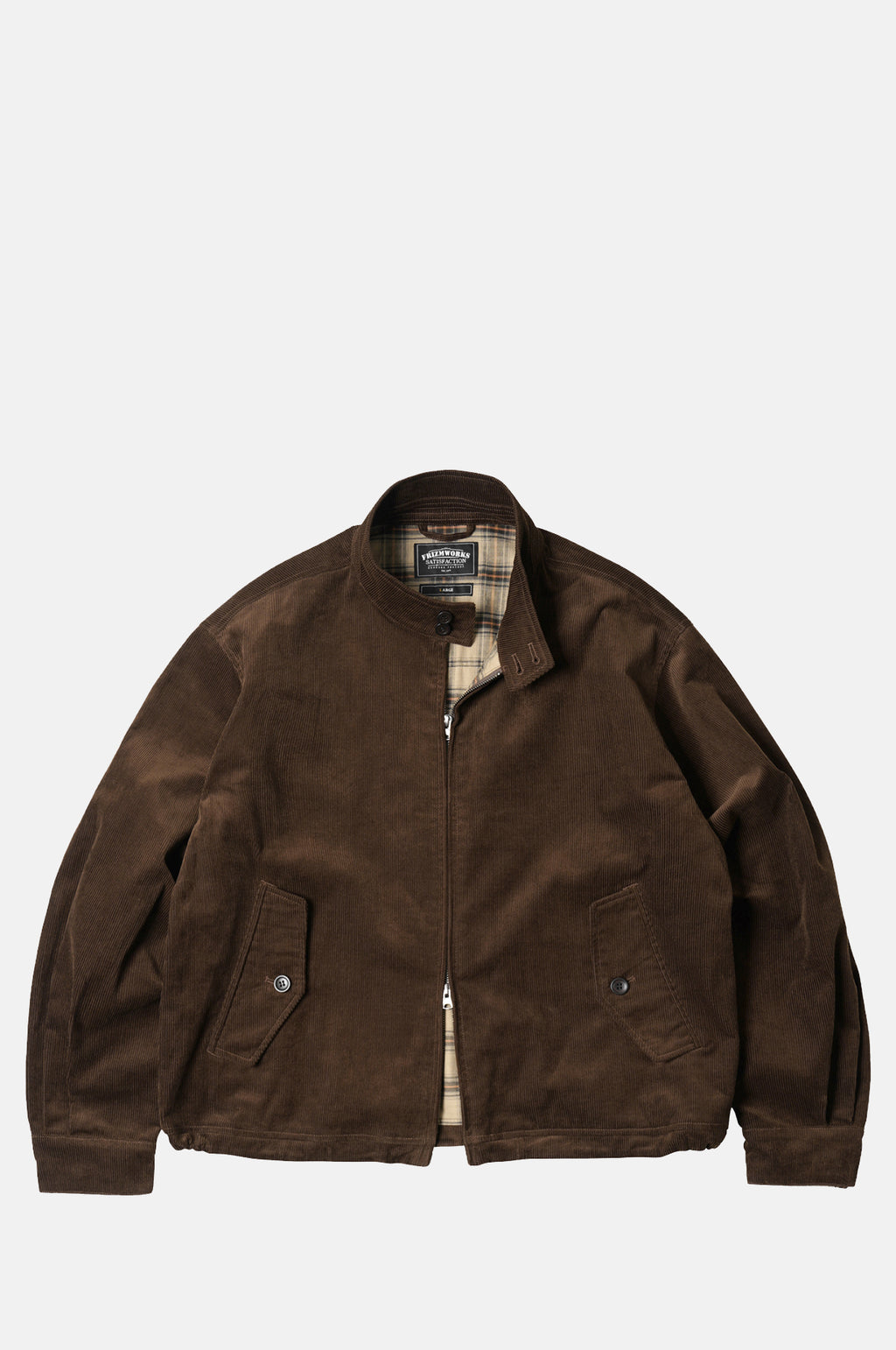 Frizmworks Corduroy Buddy Harrington Jacket Brown.