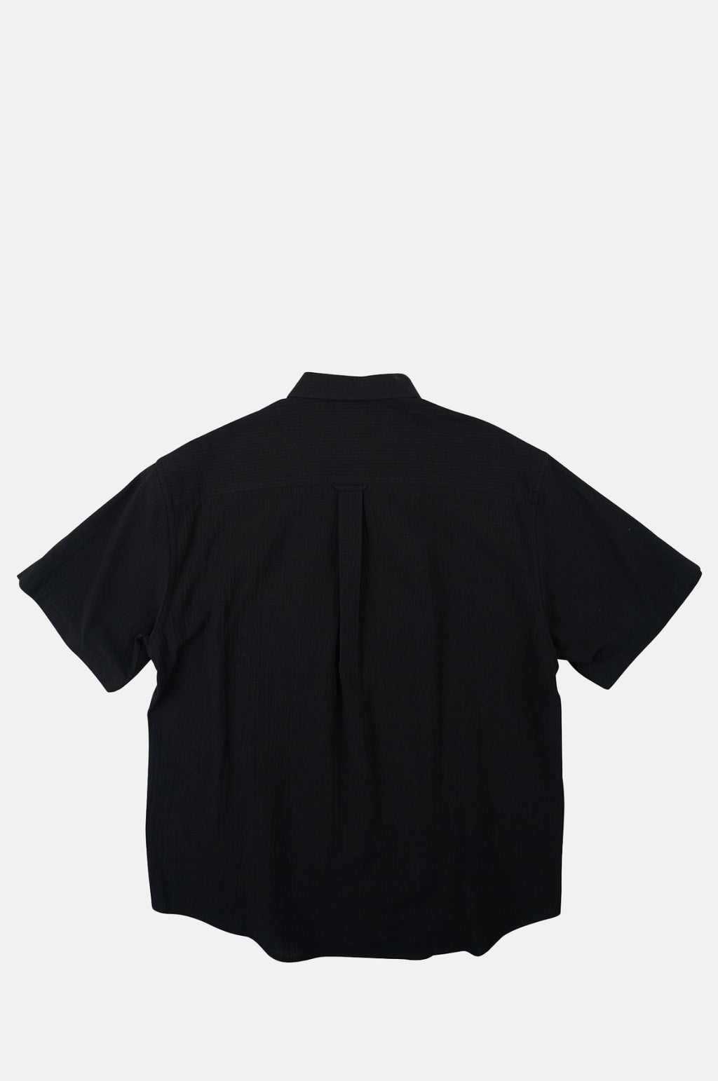 OG Dobby Weave Seersucker Half Shirt Black