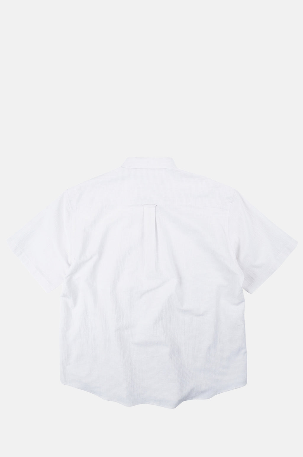 OG Dobby Weave Seersucker Half Shirt White
