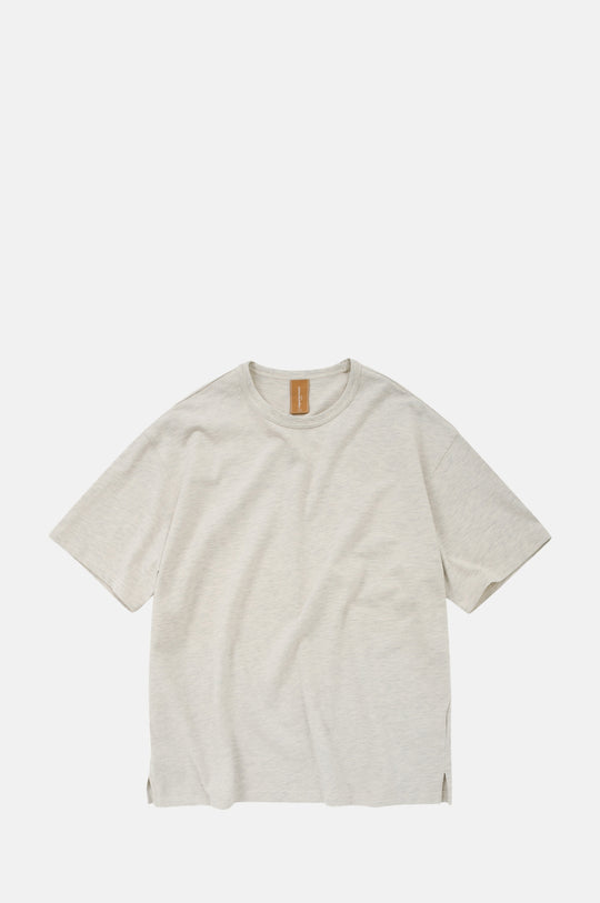 OG Double Rib Oversized Tee Oatmeal
