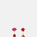 Grainne Morton Detachable Drop Garnet Earrings.