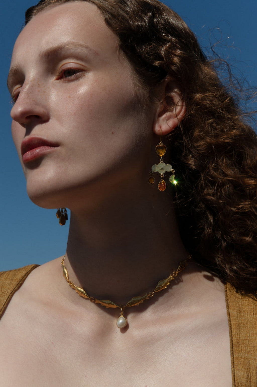 Fish Necklace with Detachable Pearl