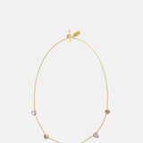 Grainne Morton Five Mini Charm Blue Cameo Necklace.