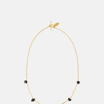 Grainne Morto Five Mini Charm Jet Necklace.