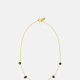 Grainne Morto Five Mini Charm Jet Necklace.
