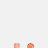 Grainne Morton Mismatched Pink Flower Stud Earrings.