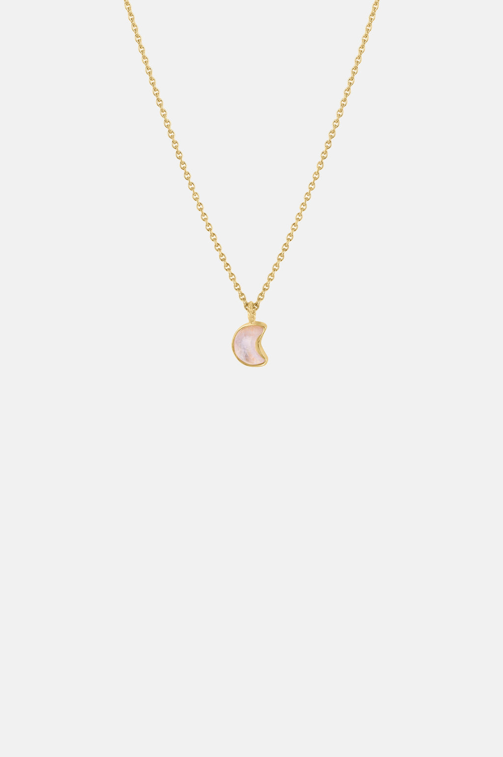 Grainne Morton Moon Charm Moonstone Necklace.