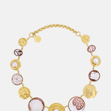 Grainne Morton Moon and Shell Cameo Necklace.