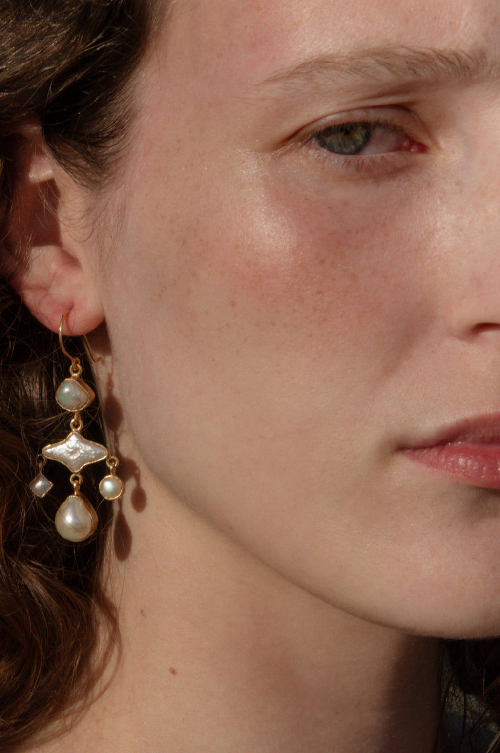 Pearl Balance Drop Earrings