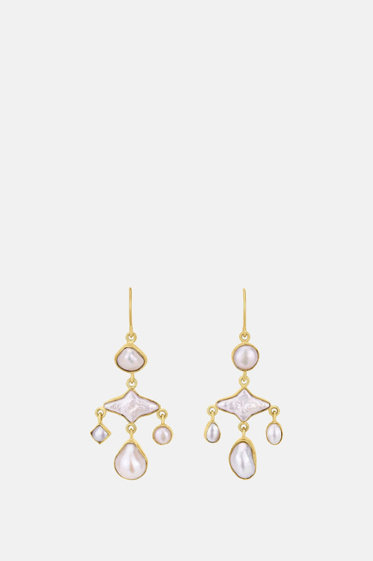 Pearl Balance Drop Earrings