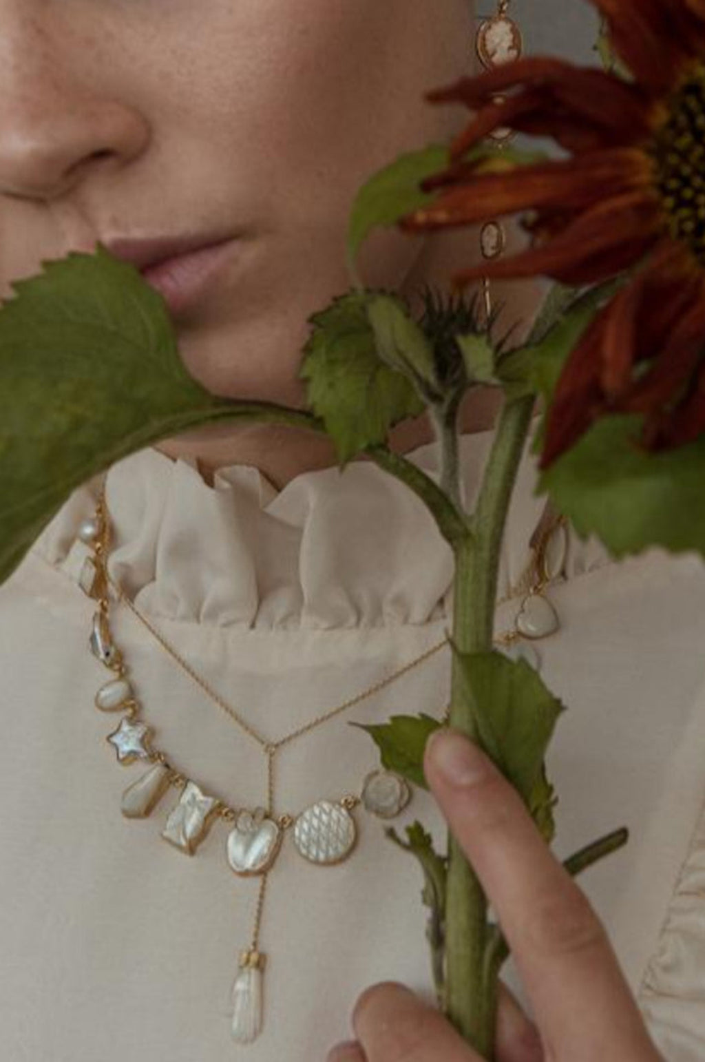 Pearl and Shell Necklace