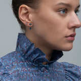 Single Blue Eye Stud Earring