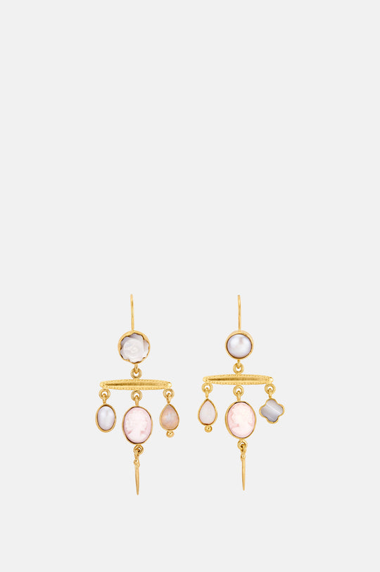 Victorian Pin Drop Pearl Earrings