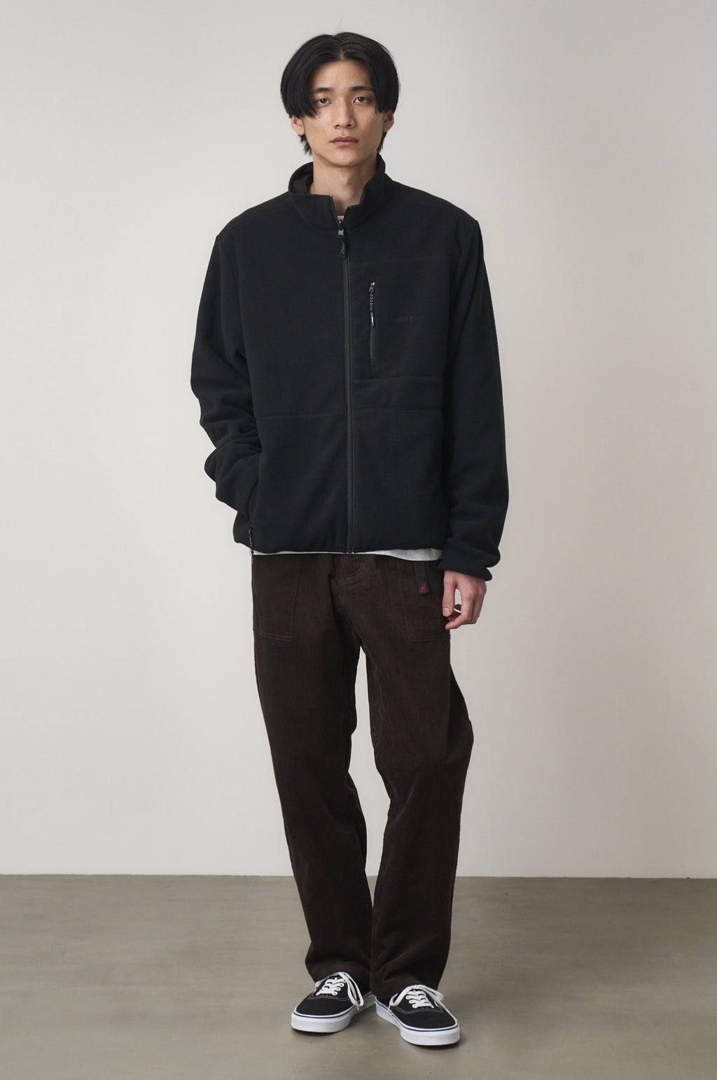 Corduroy Loose Tapered Ridge Pant Deep Brown