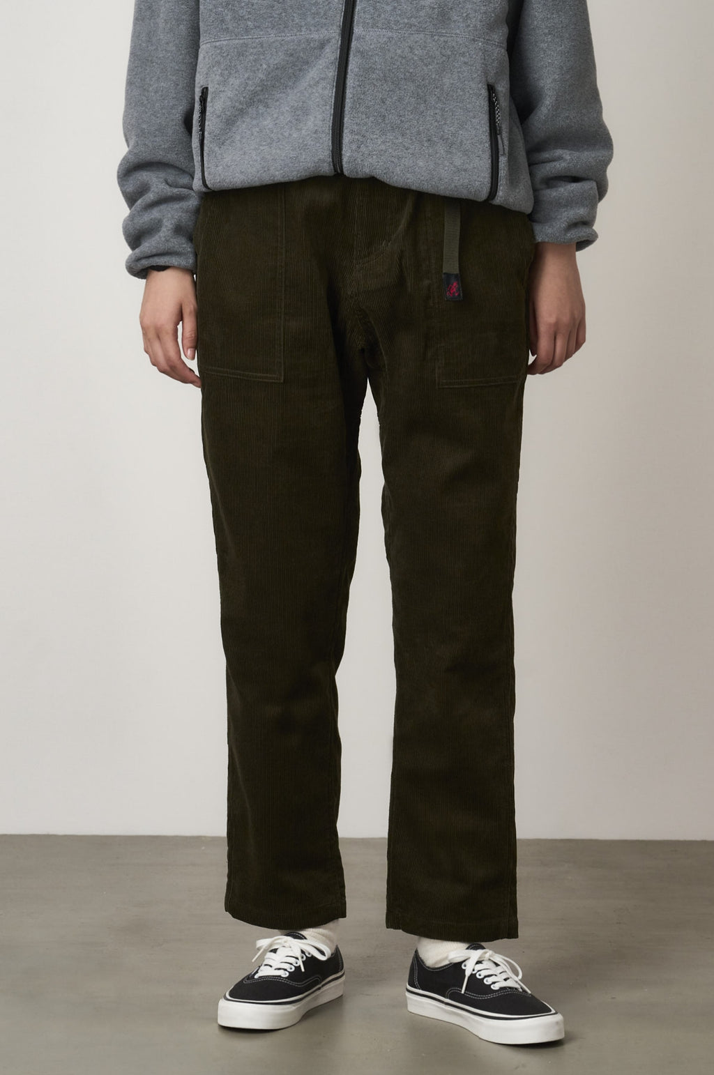 Corduroy Loose Tapered Ridge Pant Olive