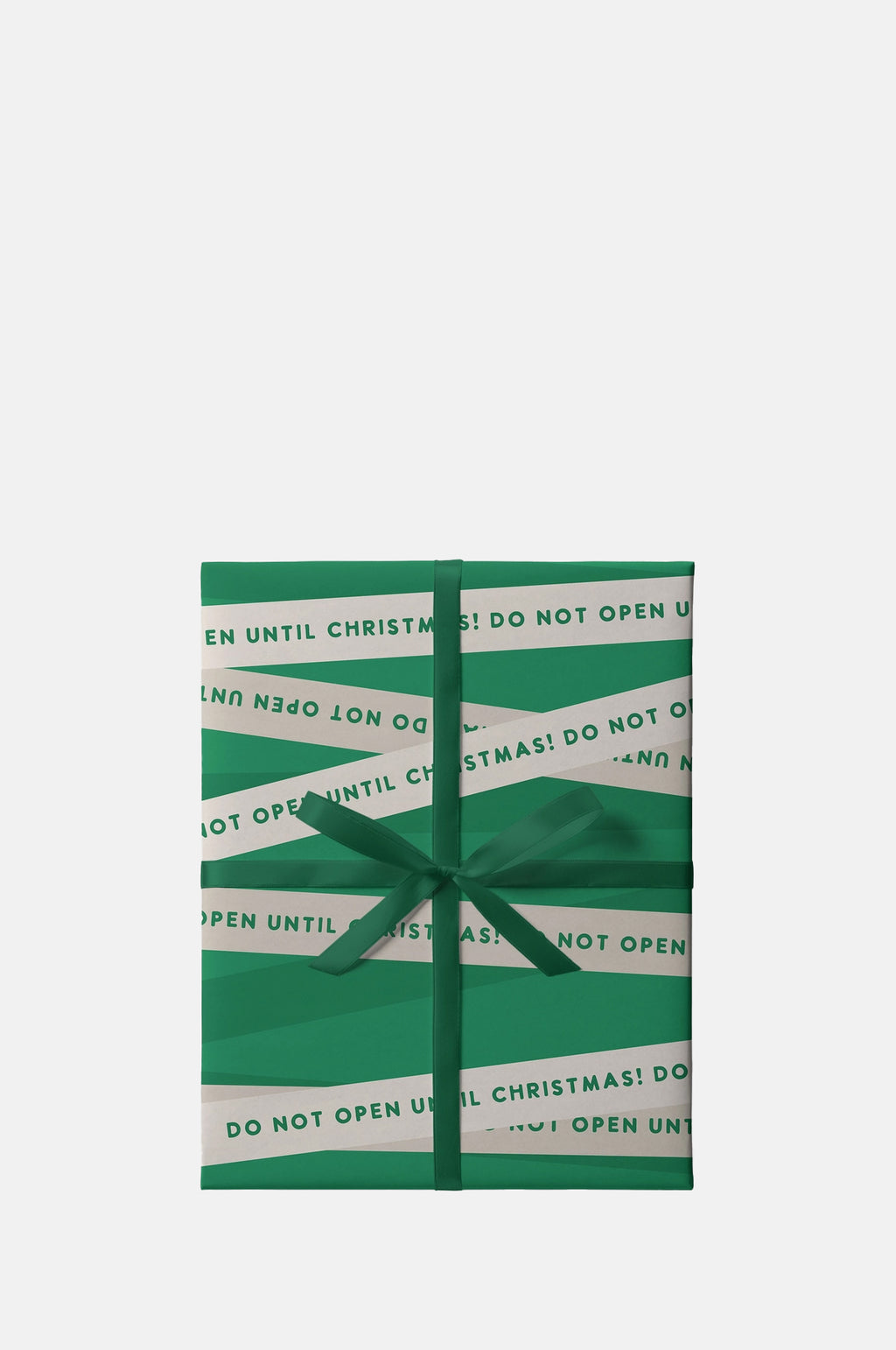 Graphic Factory Until Christmas Wrapping Paper Green Set of 3.