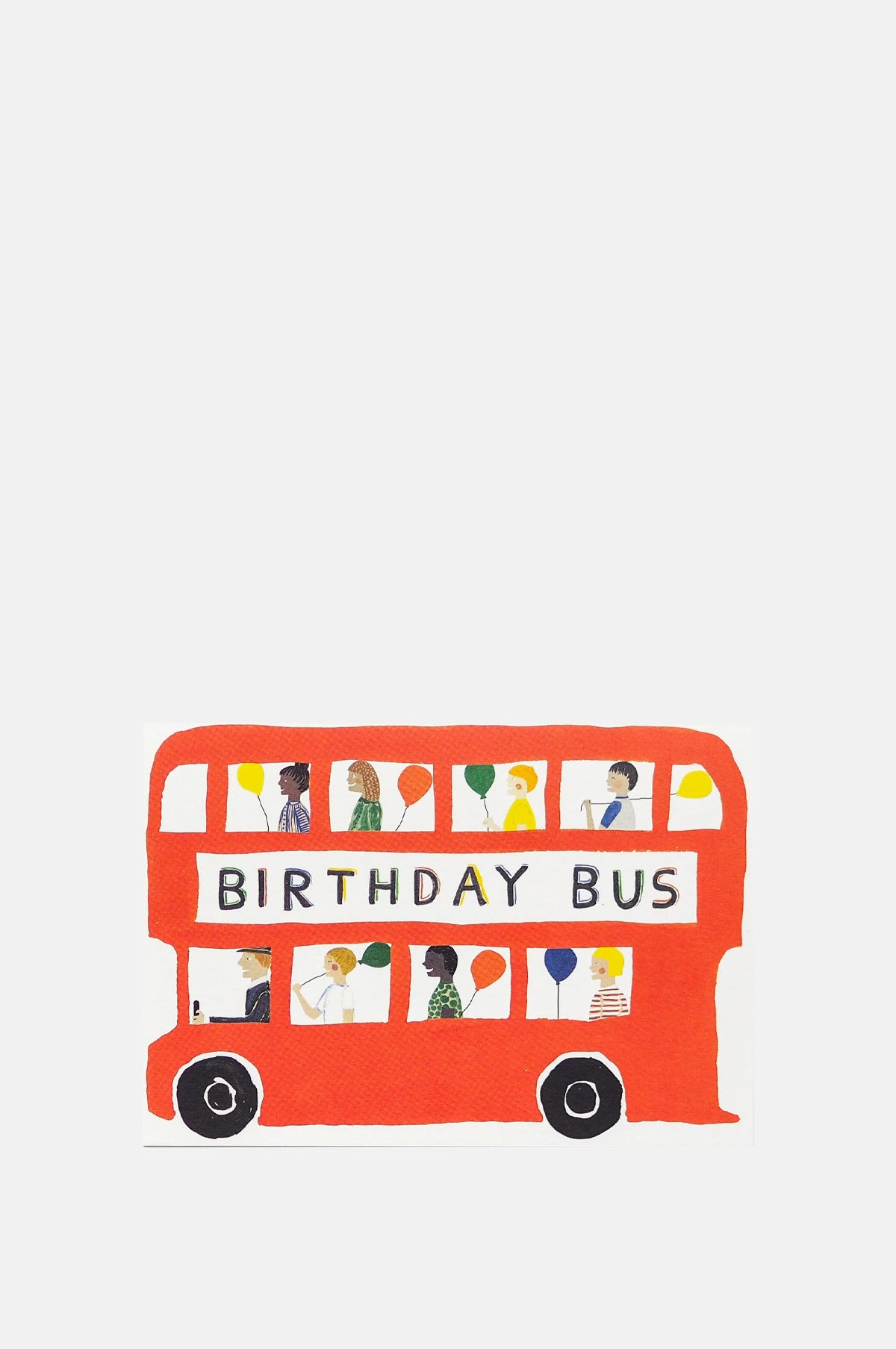 Hadley Paper Goods Birthday Bus Card.
