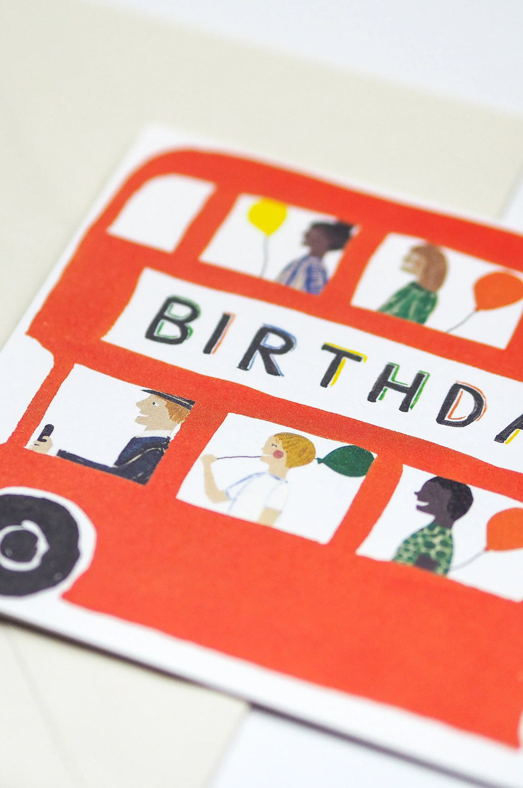 Birthday Bus Card