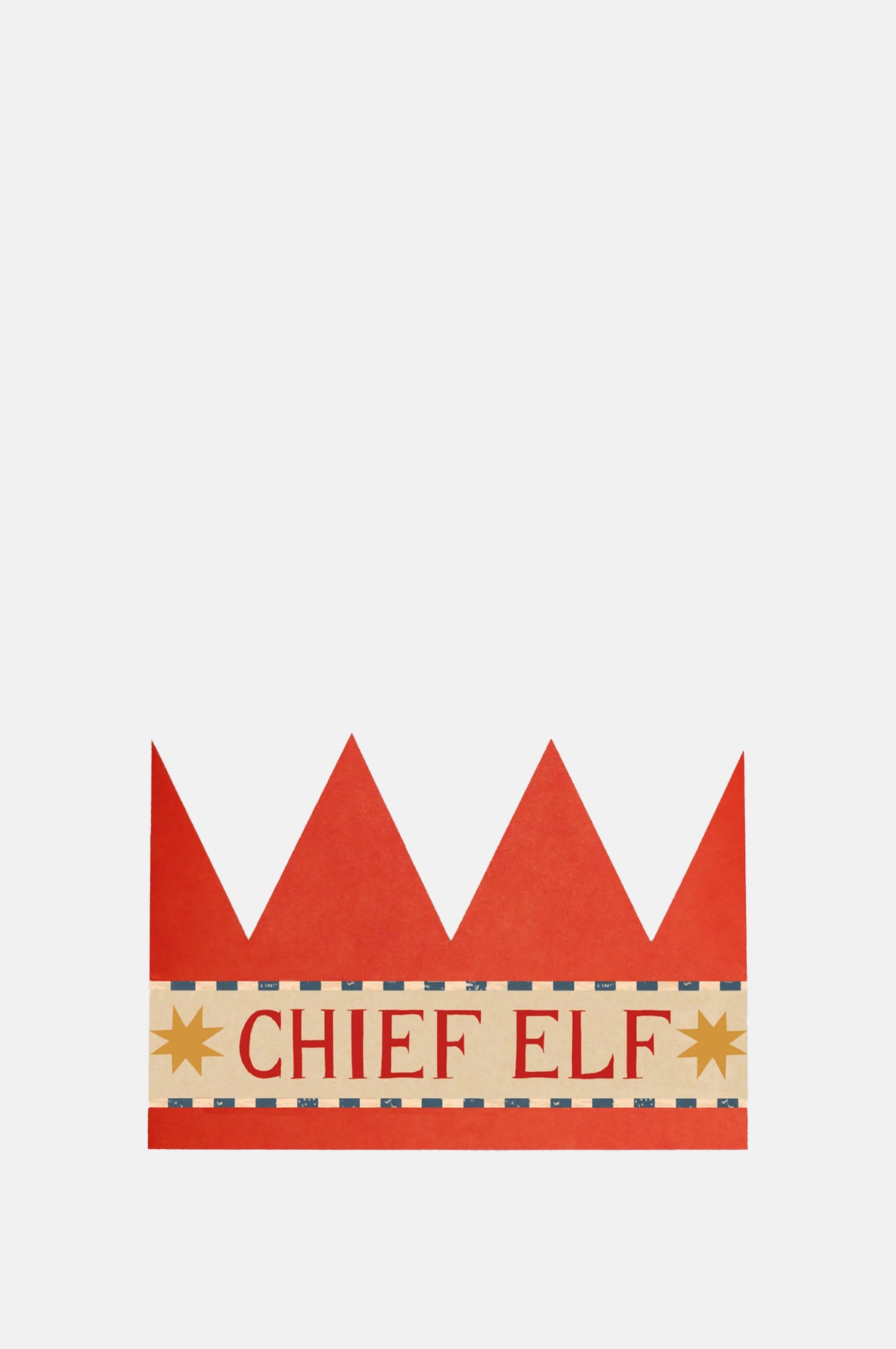 Hadley Paper Goods Chief Elf Party Hat.