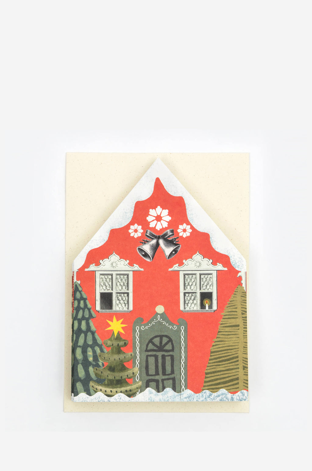 Christmas Houses Concertina Card