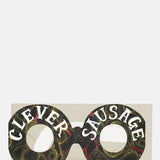 Hadley Paper Goods Clever Sausage Glasses Card.