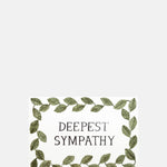 Hadley Paper Goods Deepest Sympathy Card.