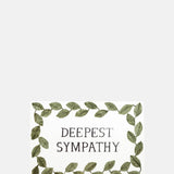 Hadley Paper Goods Deepest Sympathy Card.