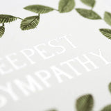 Deepest Sympathy Card