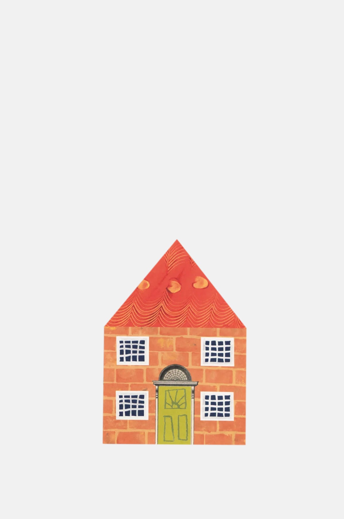 Hadley Paper Goods House Concertina Card.