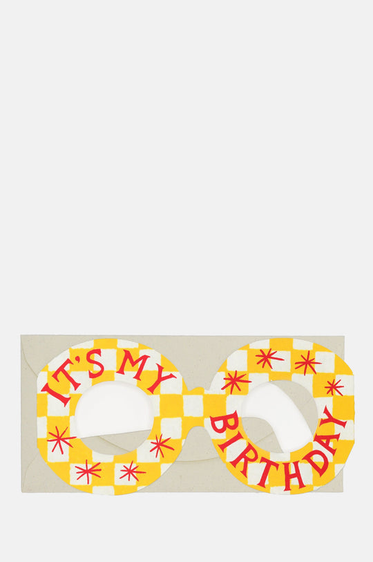 It's My Birthday Glasses Card